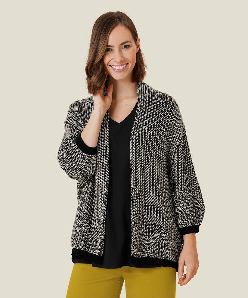 LILLIE CARDIGAN, Black