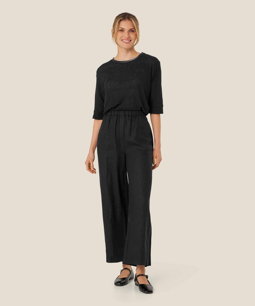 Bahija JERSEY Top, Black