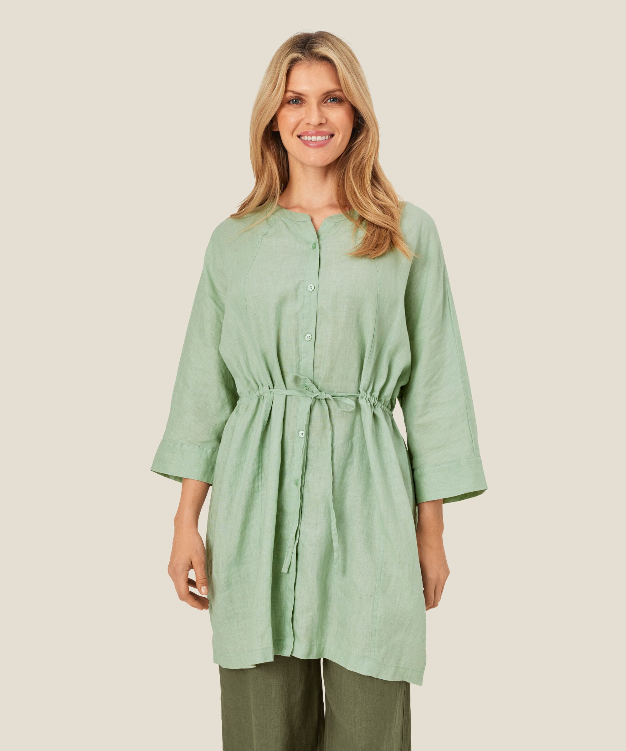 Irmelin Shirt, Frosty Green