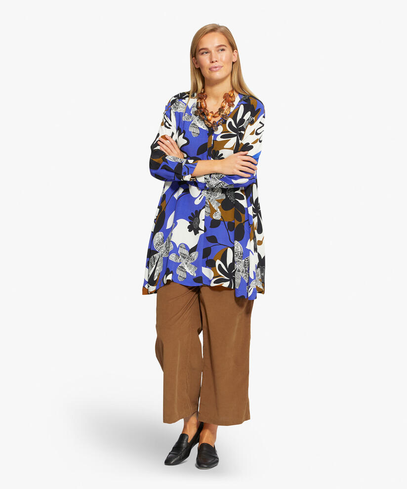 GLENVA TUNIC, Clematis Blue
