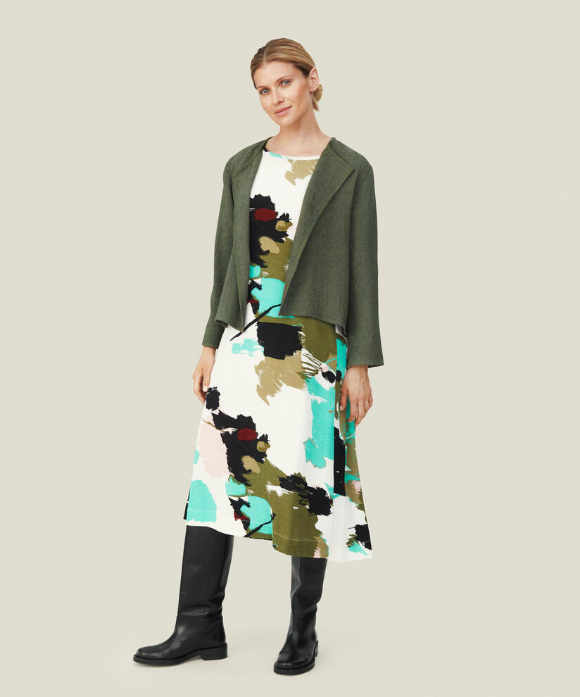 NABIA DRESS, Sea Green