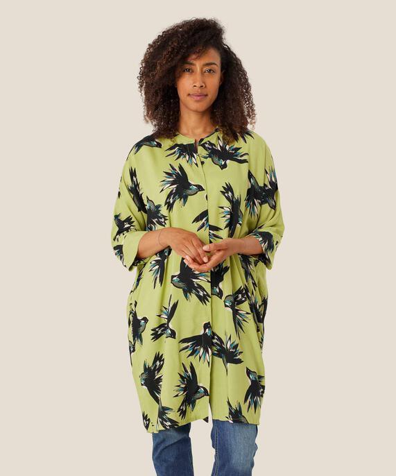 Iosetta Shirt Dress, Fern