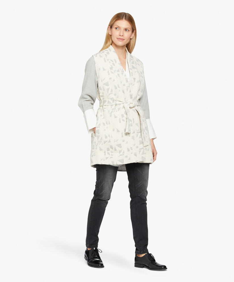 JAYJA WAISTCOAT, Whitecap