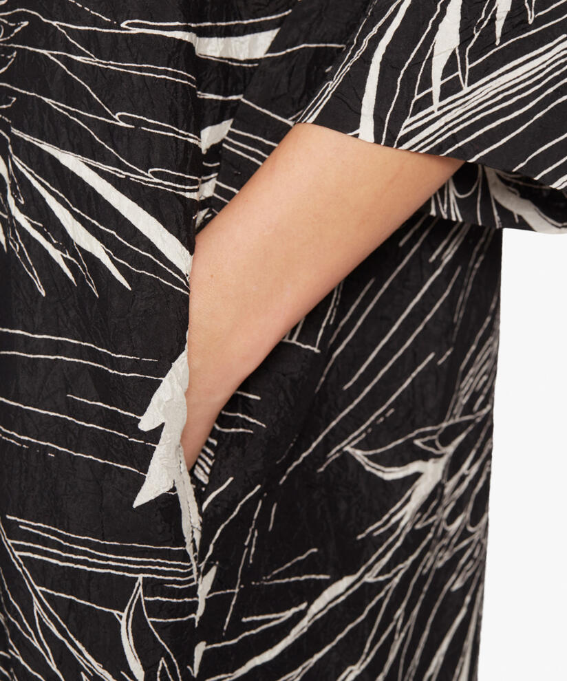 IOSETTA SHIRT DRESS, Black