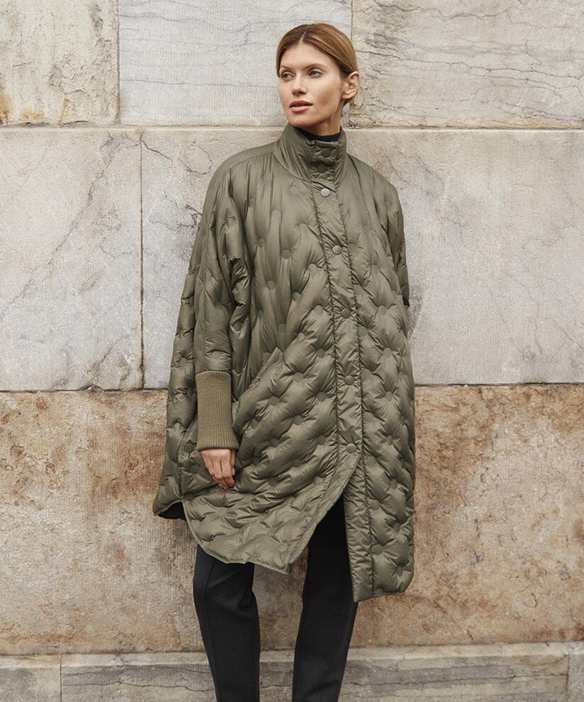 TILDA DOWN COAT, Sea Turtle