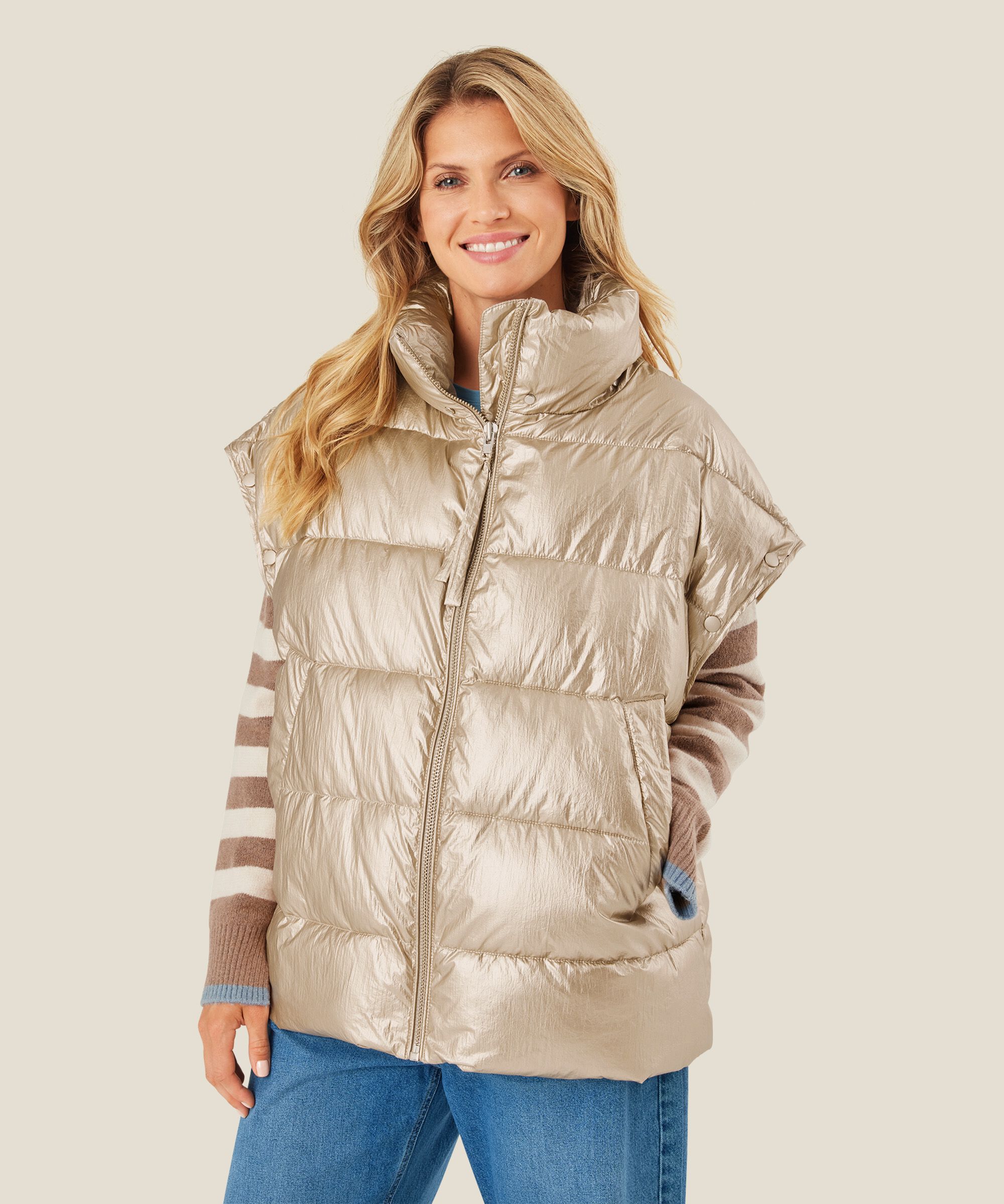 Tabiha Jacket, Gold