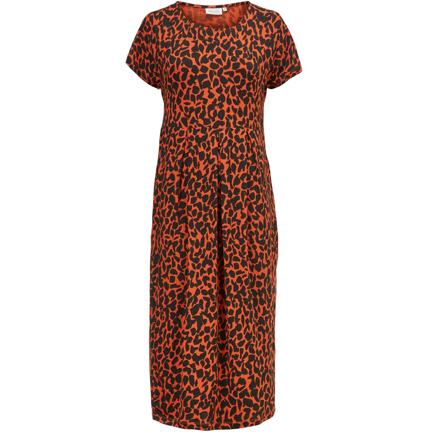 Olnia Jersey Dress, Burnt Ochre