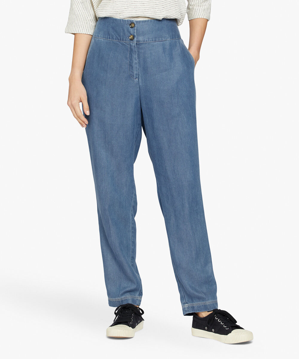 PETRON TROUSERS , Blue Denim