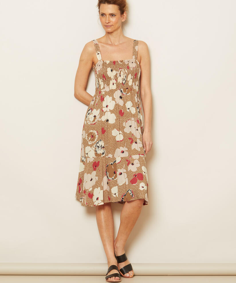OPAL DRESS, Chipmunk