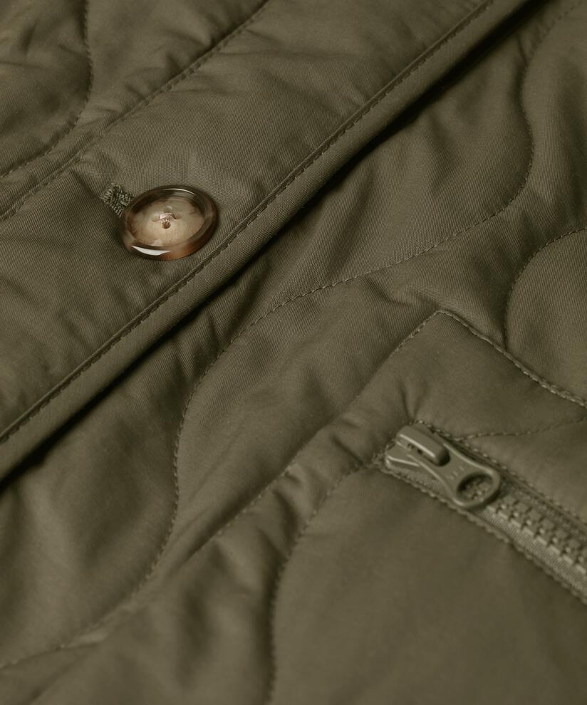 Tehila Coat, Olive Night