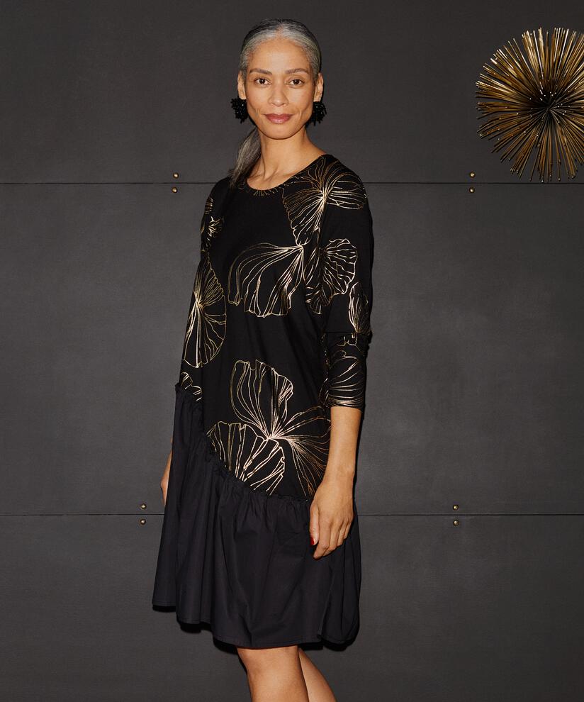 Nellina JERSEY Dress, Gold