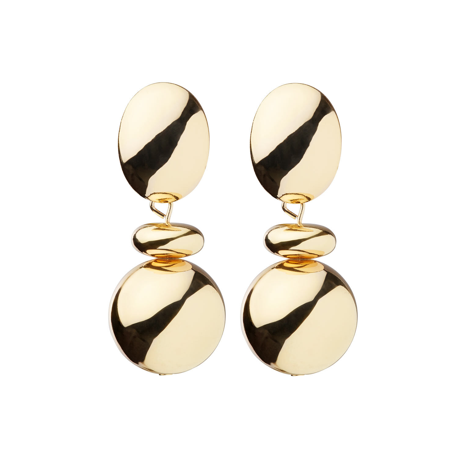 RIVLA EARRINGS, Gold