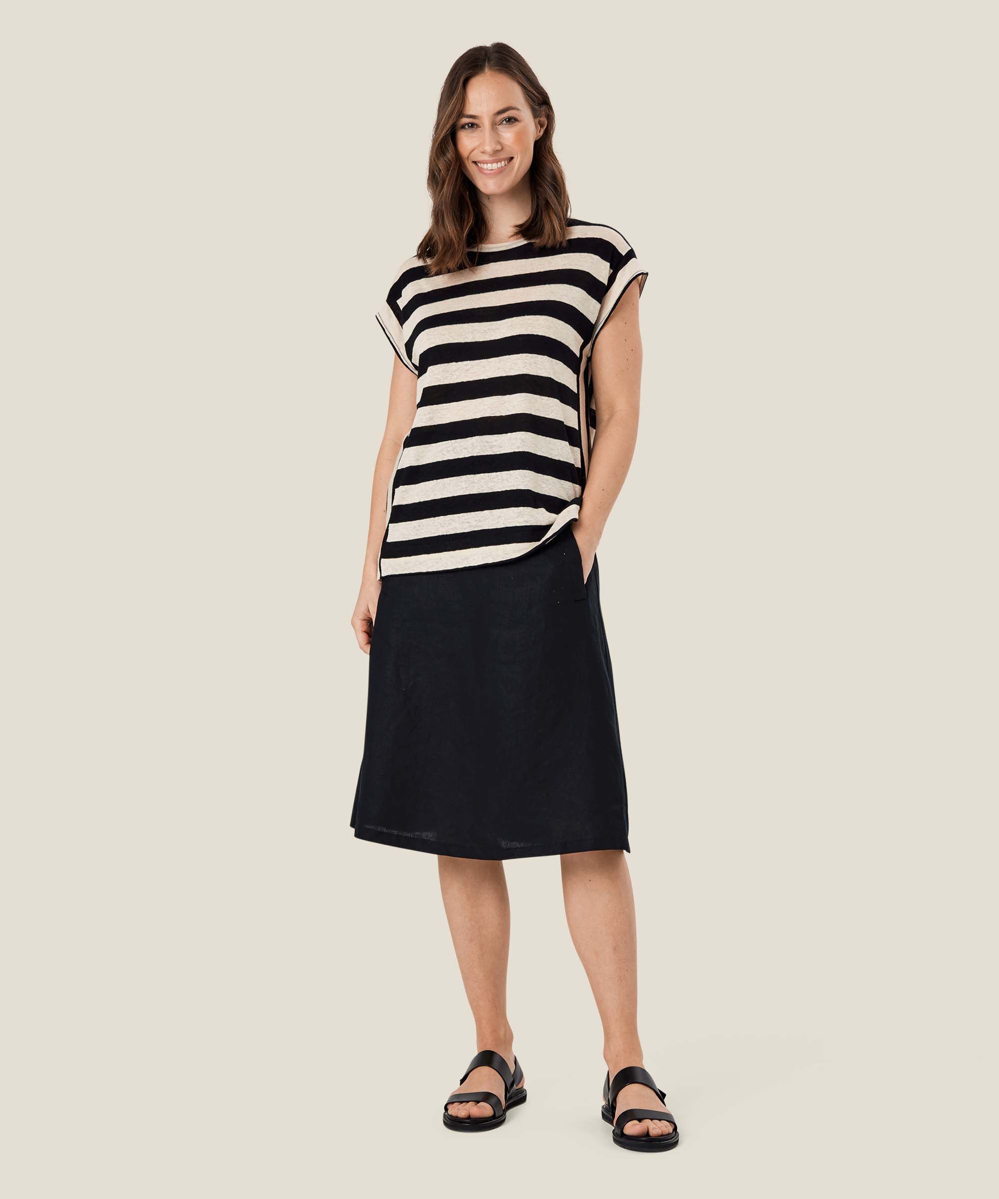 SAPHIRA SKIRT, Black