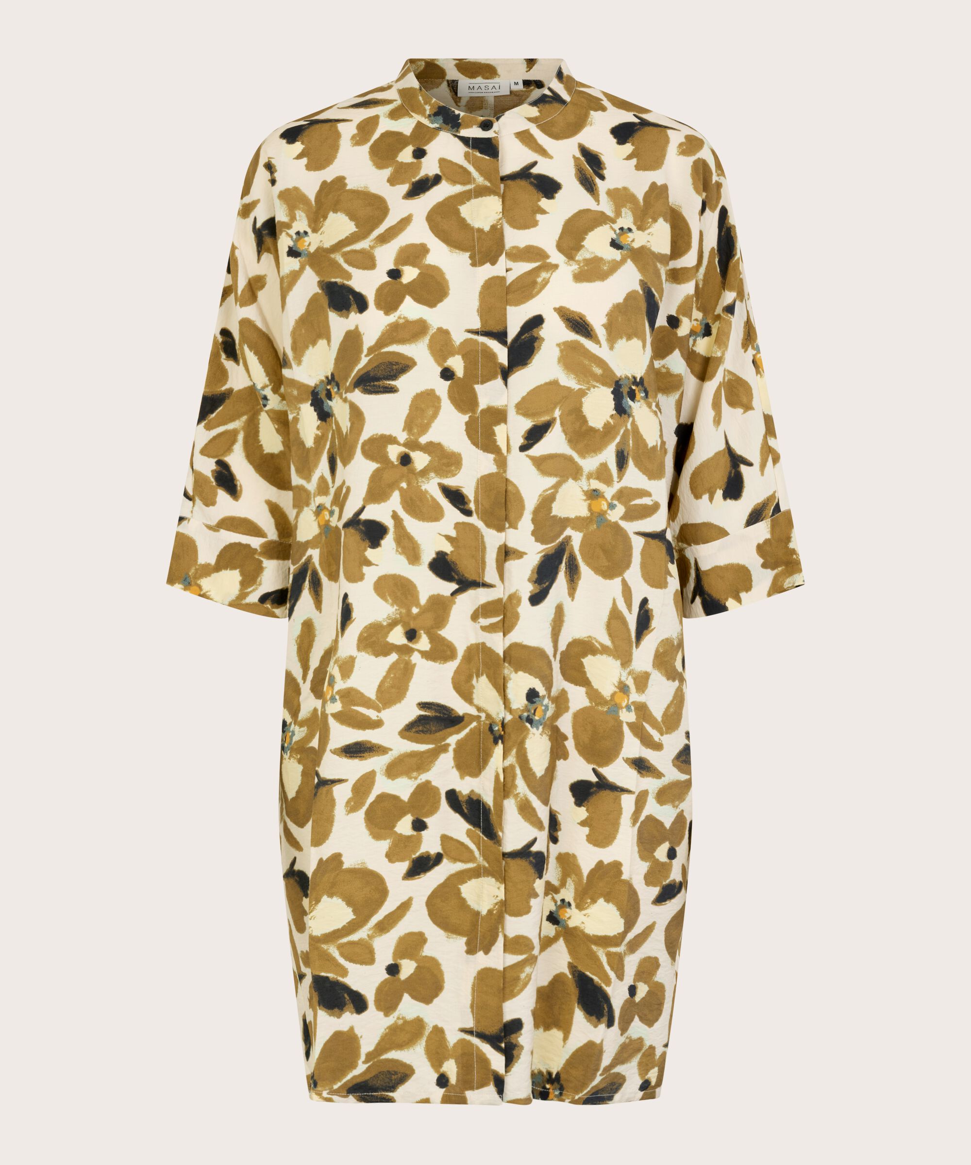 Iosetta Shirt Dress, Dull Gold