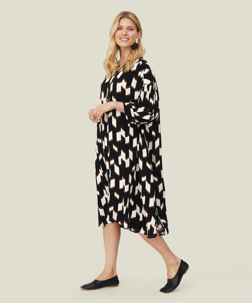 NINKI DRESS, Chestnut
