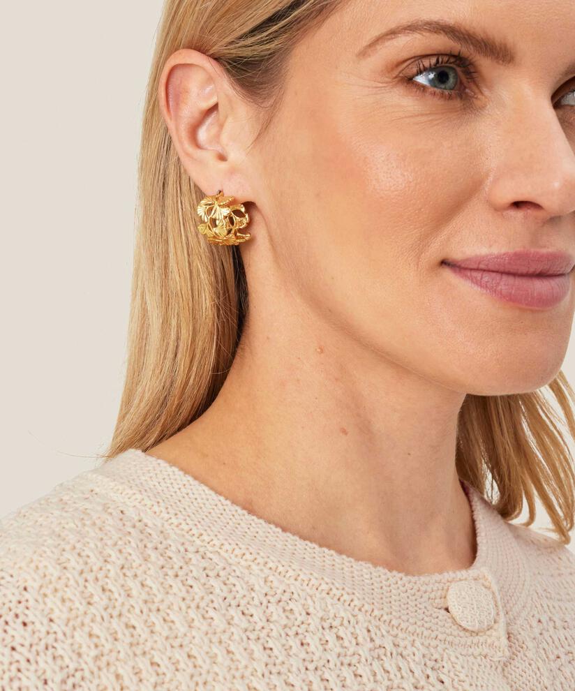 Roline Earrings, Gold