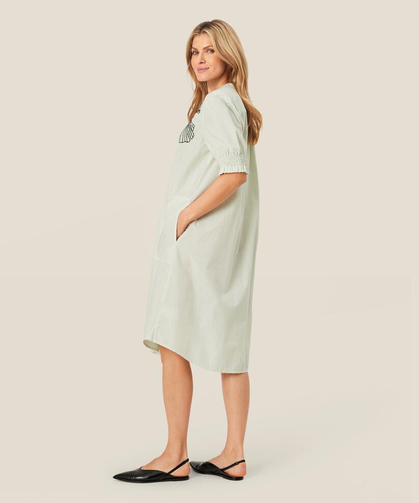 Nomi Shirt Dress, Frosty Green