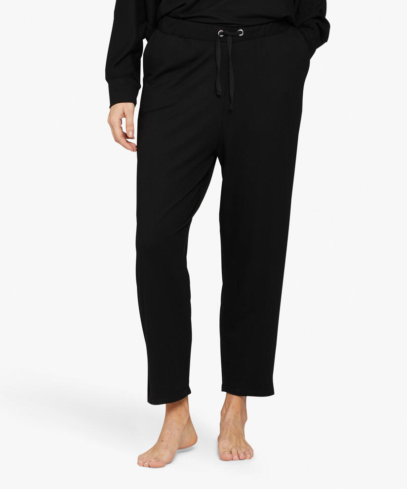PETRASIA JERSEY TROUSERS, Black