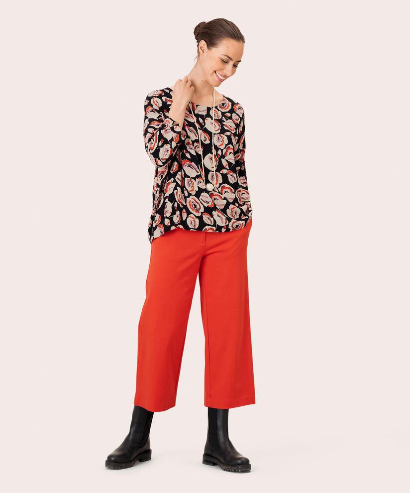 Becca Blouse, Red Clay