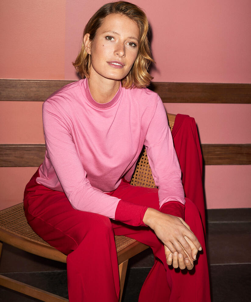 Banila JERSEY Top, Chateau Rose