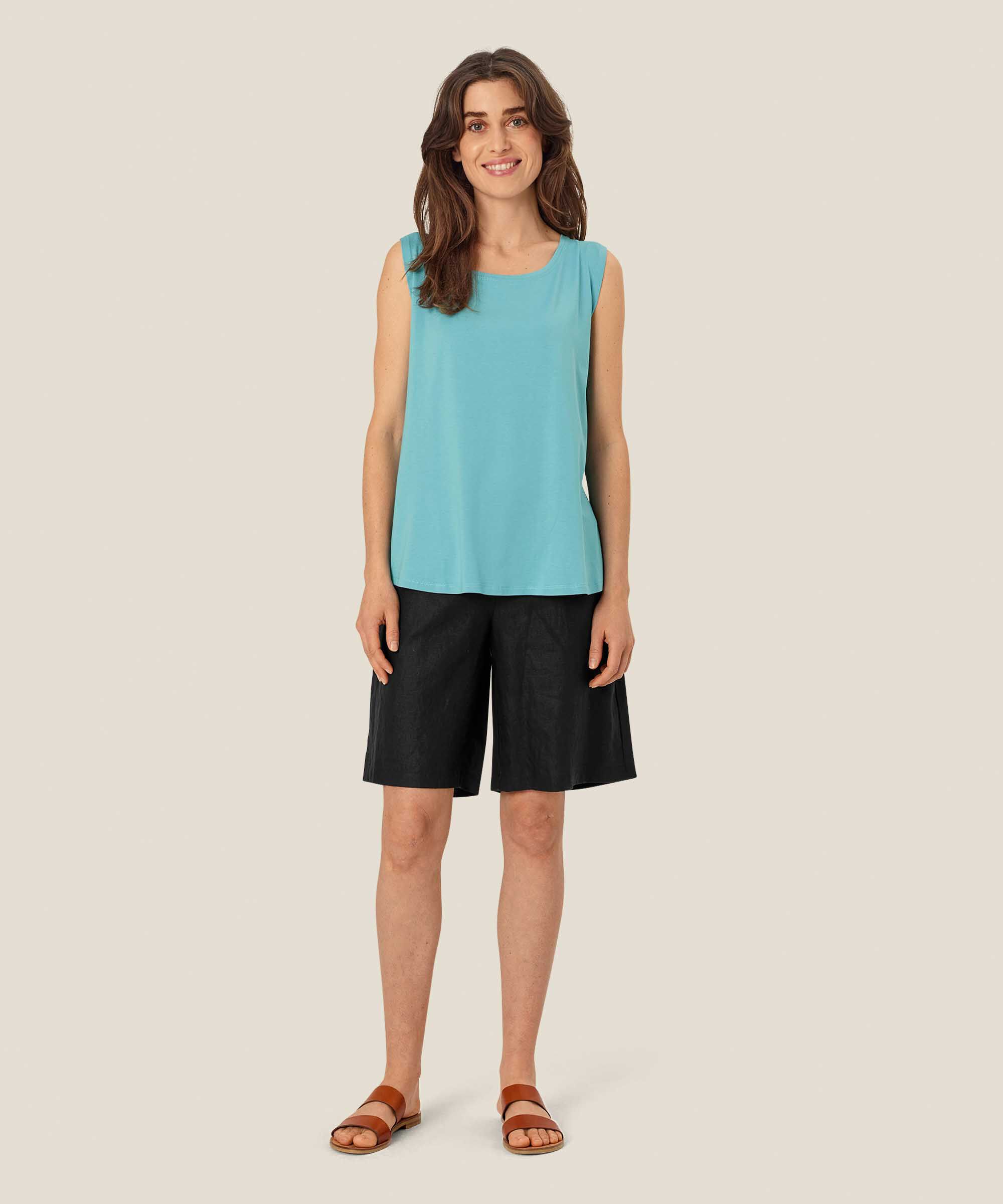 Elisa JERSEY Top, Aqua