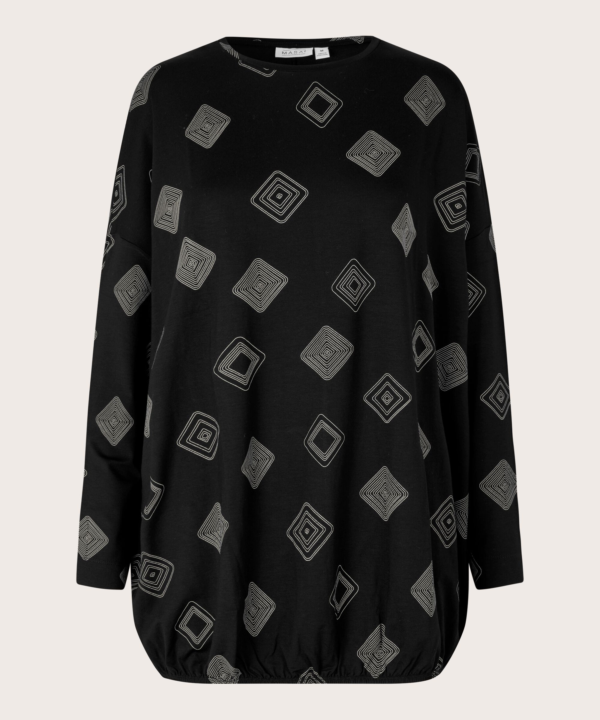 Baggy JERSEY Top, Black