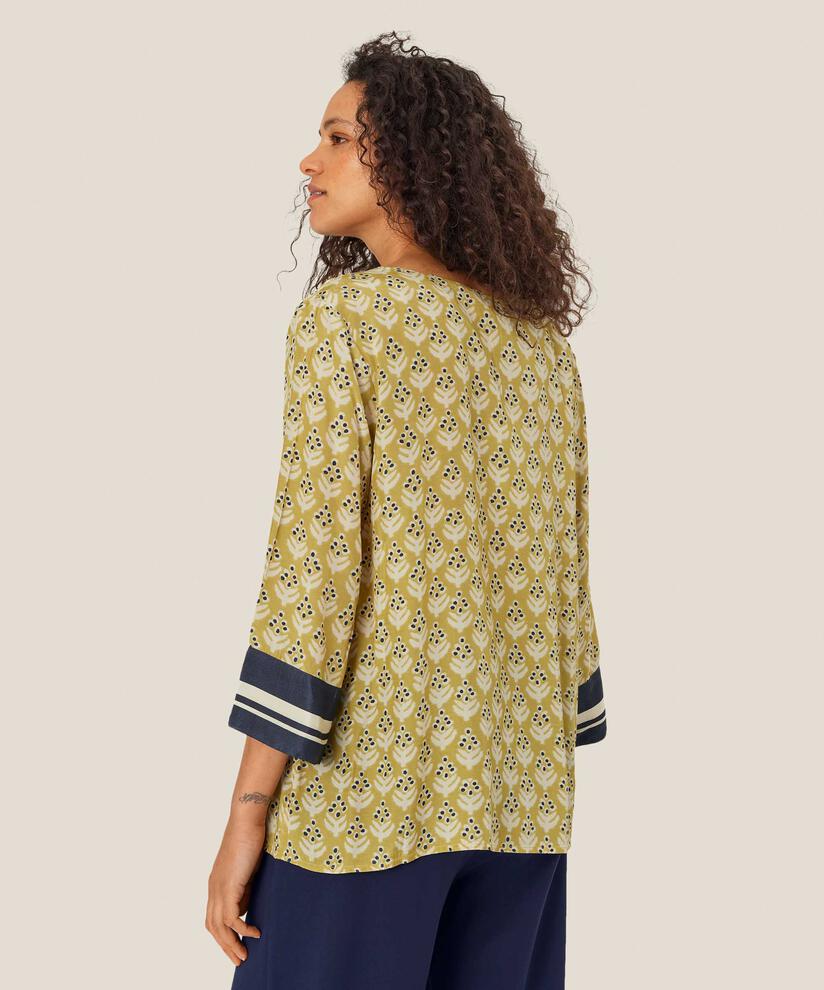 Byrana Blouse, Burnish Gold
