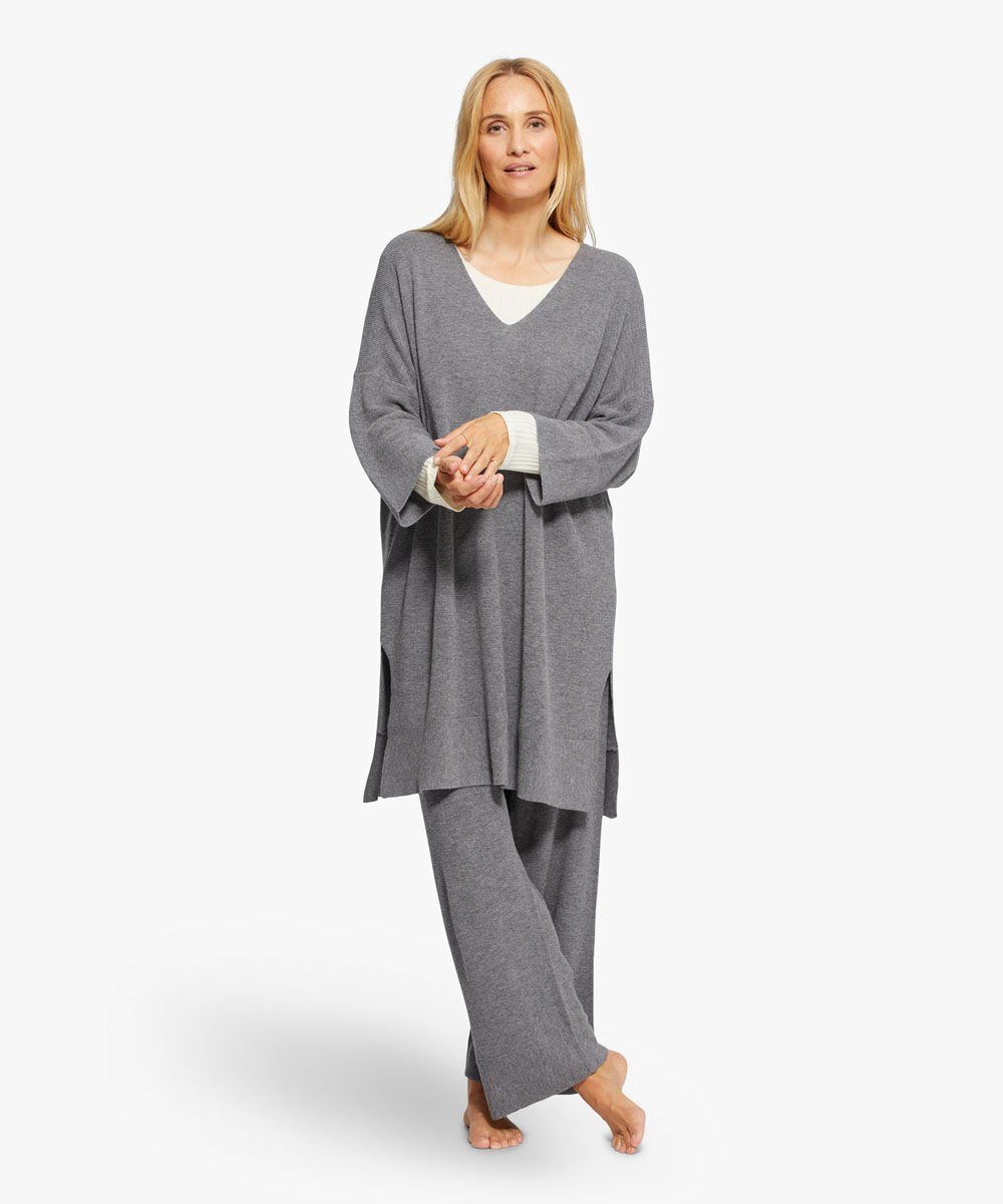 PERANA TROUSERS, M. Grey mel.