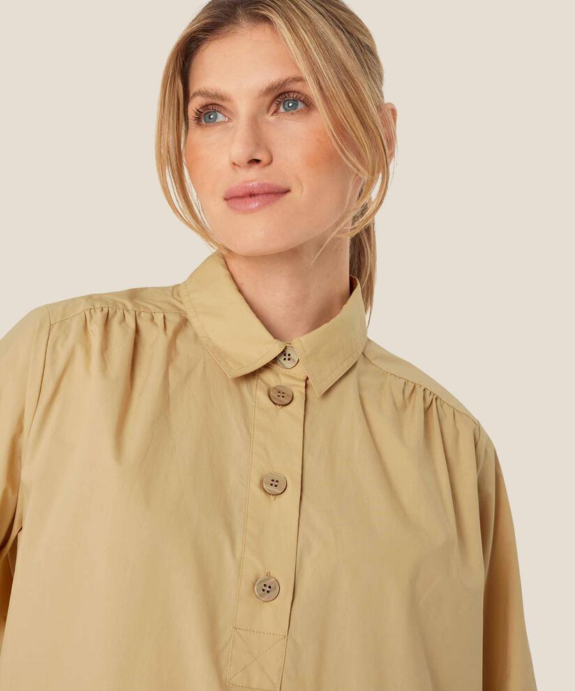 Briallen Blouse, Pale Khaki