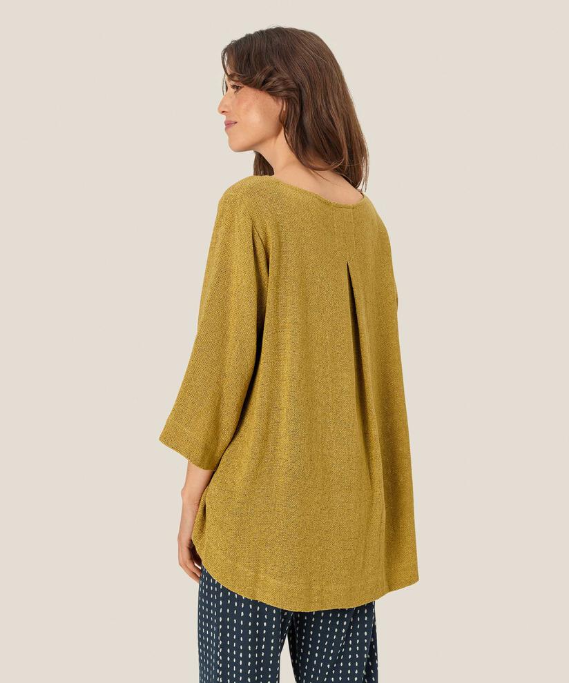 Dovinia Blouse, Burnish Gold