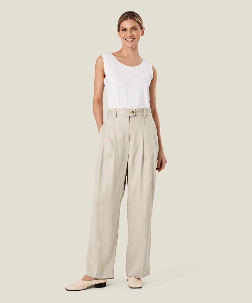 Perlias Trousers, Silver Cloud