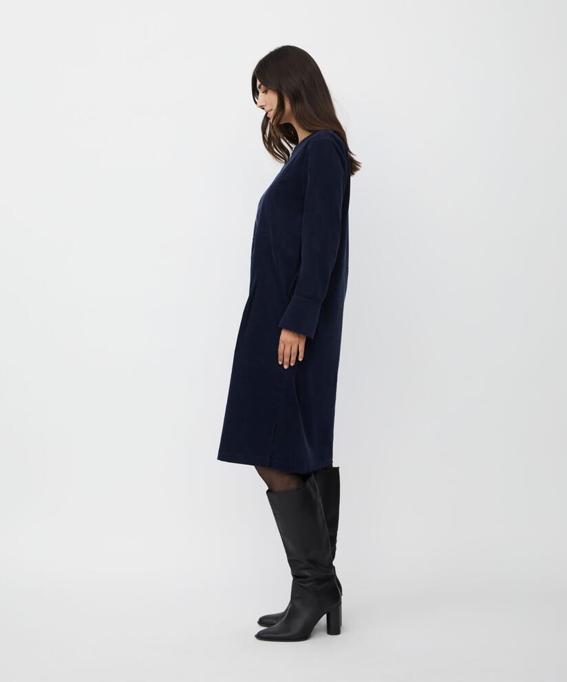 Nilyra Dress, Navy Blazer