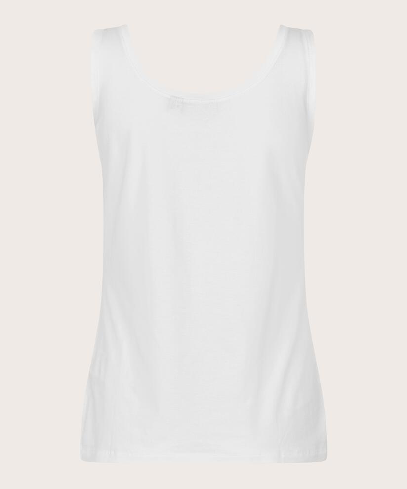 Els JERSEY Top, White