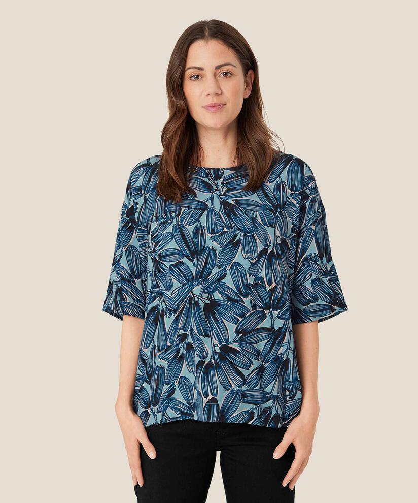 Degana Blouse, Teal
