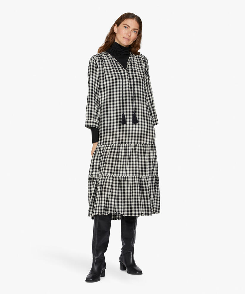 NARI DRESS, Black, hi-res