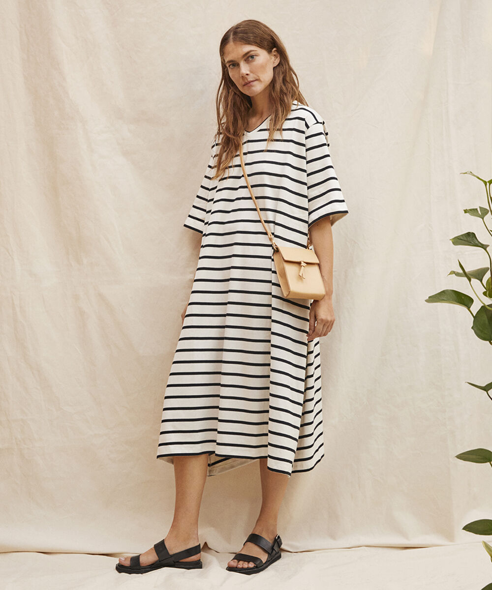 NARTA DRESS, Whitecap