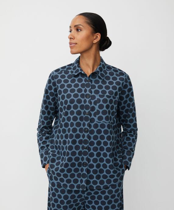 Indiba Shirt, Navy Blazer