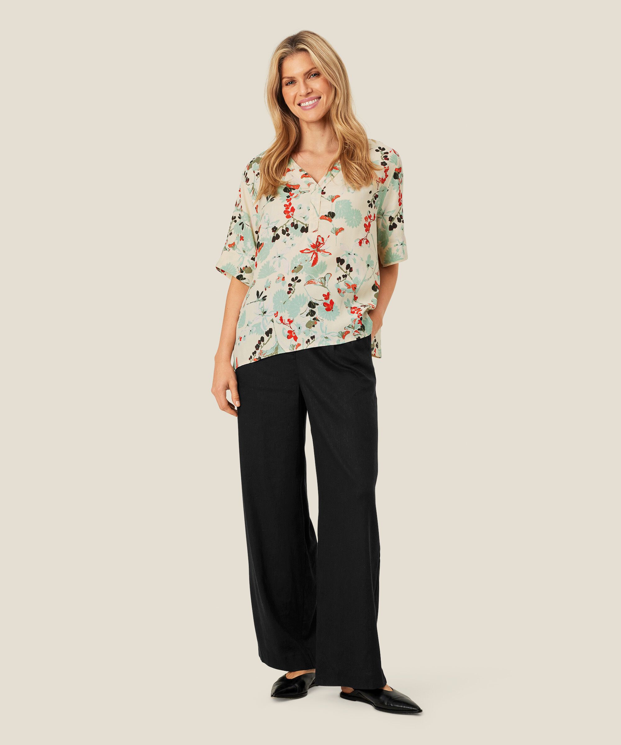 Barea Blouse, Frosty Green