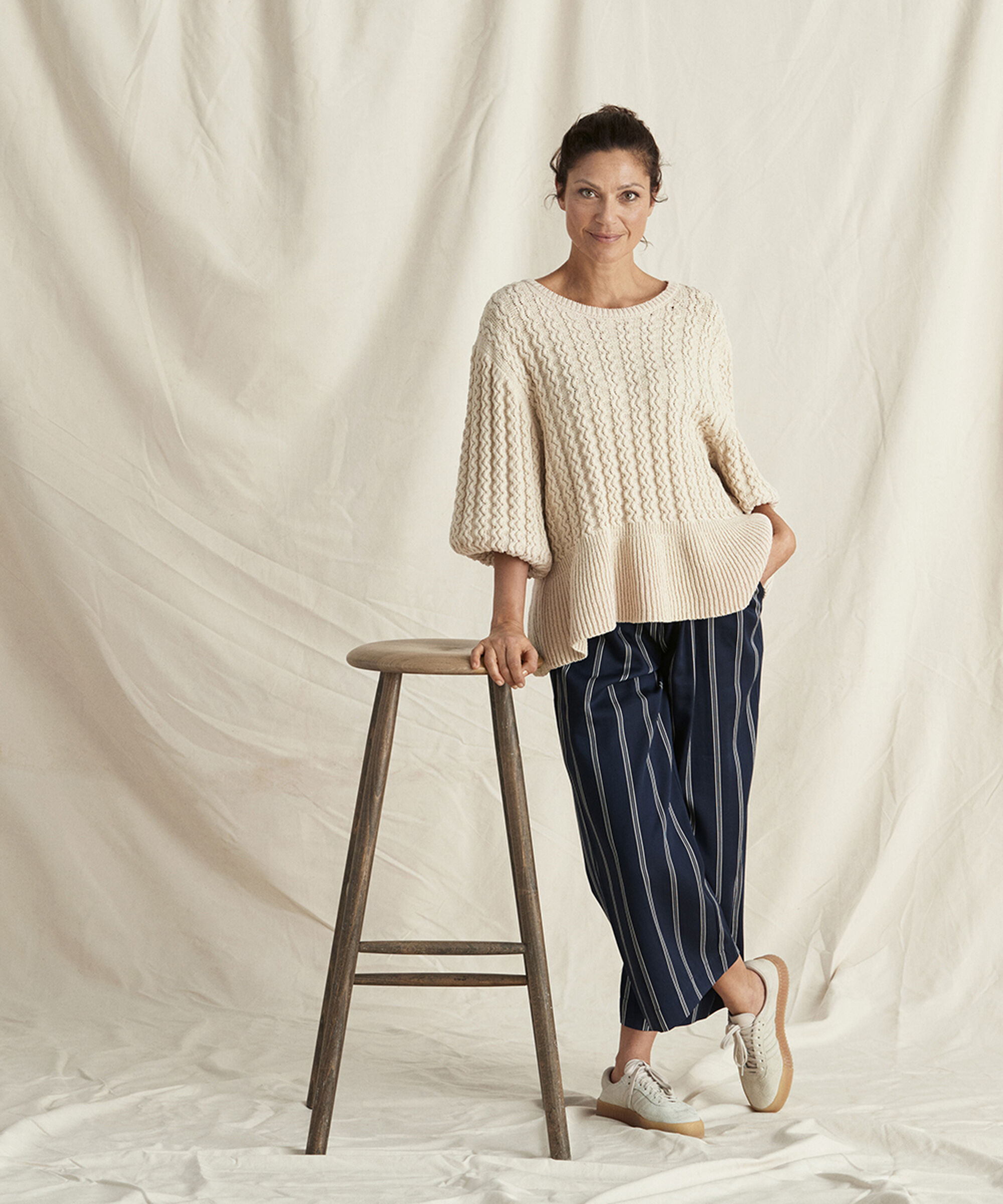 PARI TROUSERS, Navy