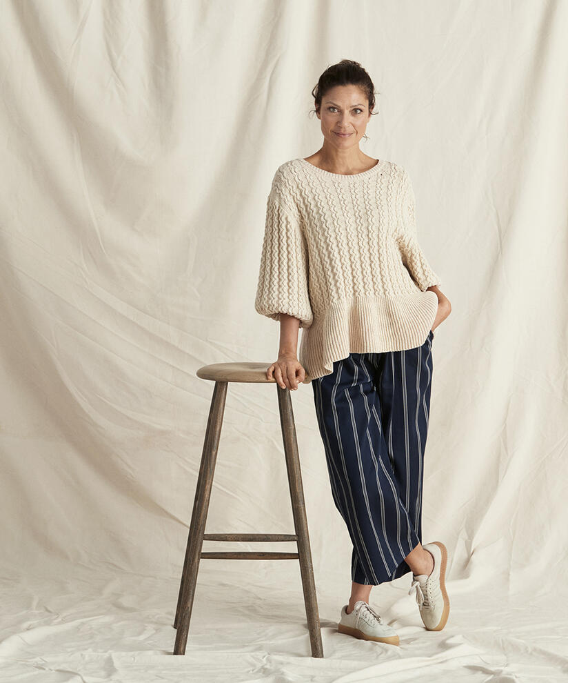 PARI TROUSERS, Navy
