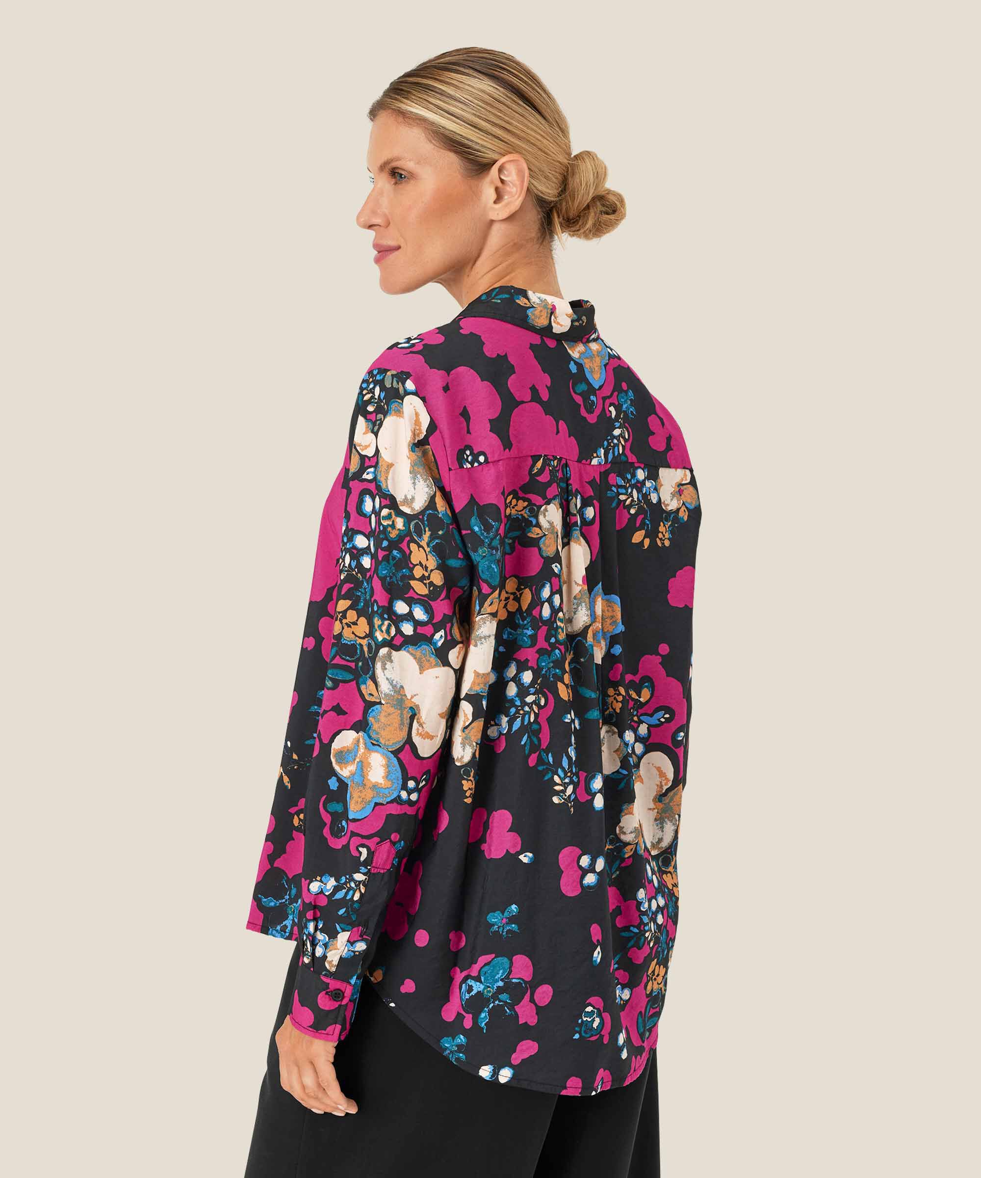 Imma Shirt, Fuchsia Red