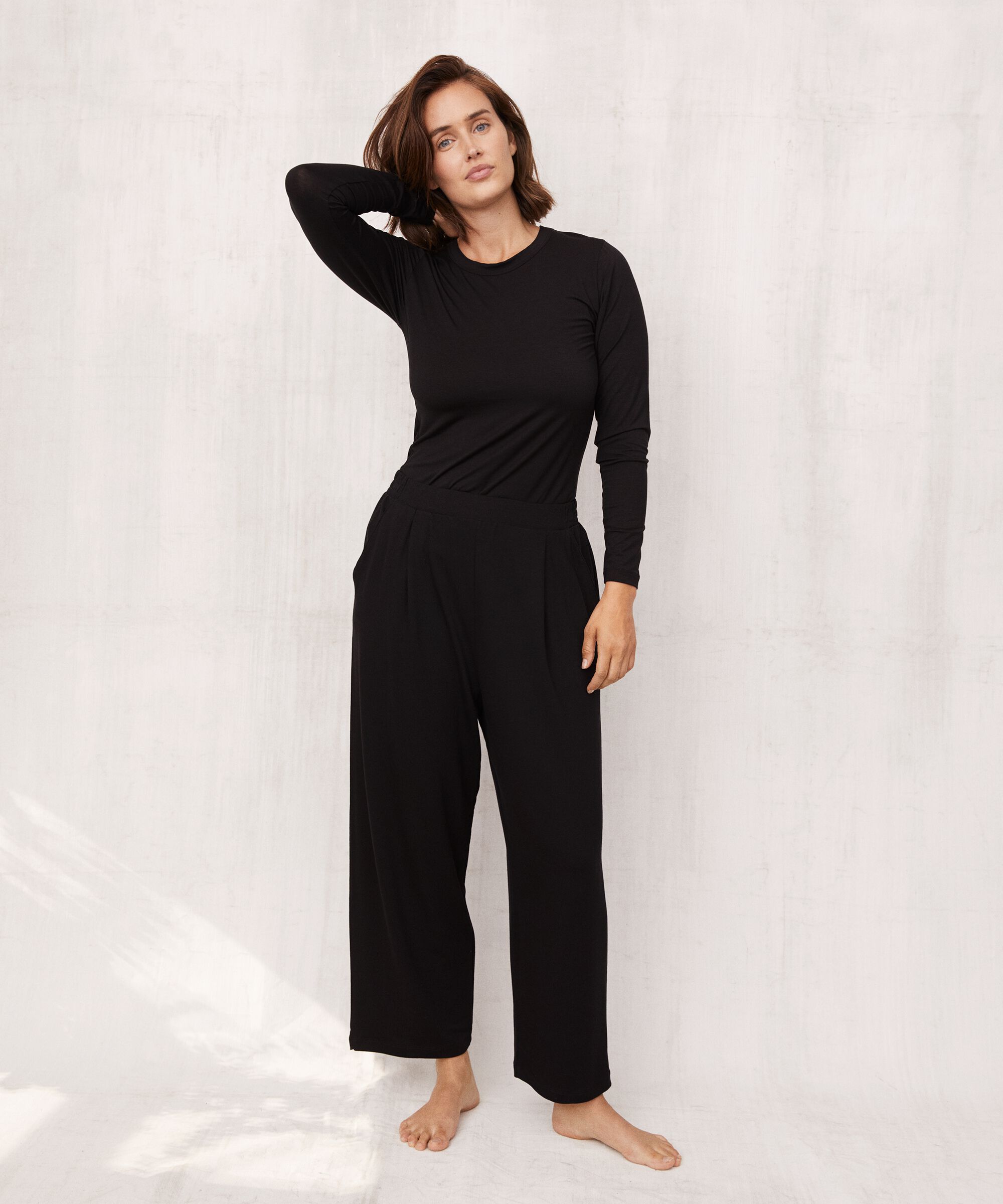 Penelope JERSEY Trousers, Black