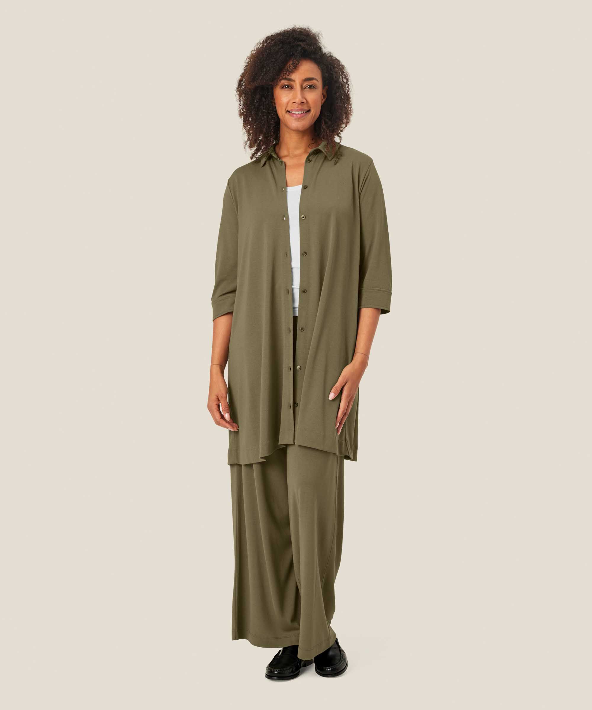 Pirista JERSEY Trousers, D. Lichen Green