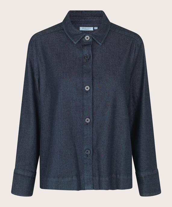 Iowa Denim Shirt, Dark Denim