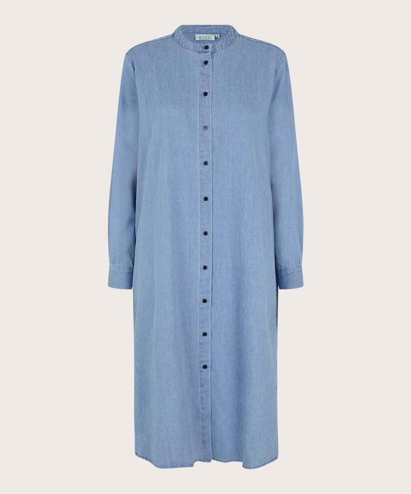 Naja Denim Shirt Dress, Light Denim