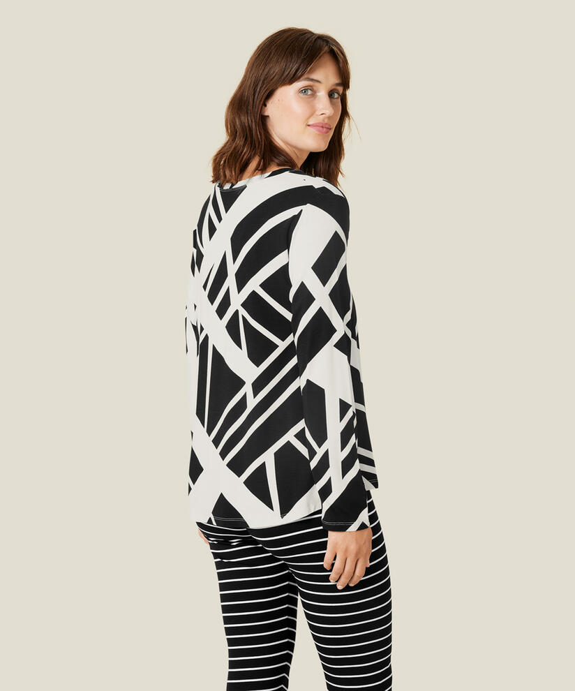BADISNA JERSEY TOP, Black