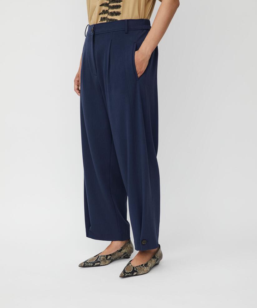 Punna Trousers, Navy Blazer