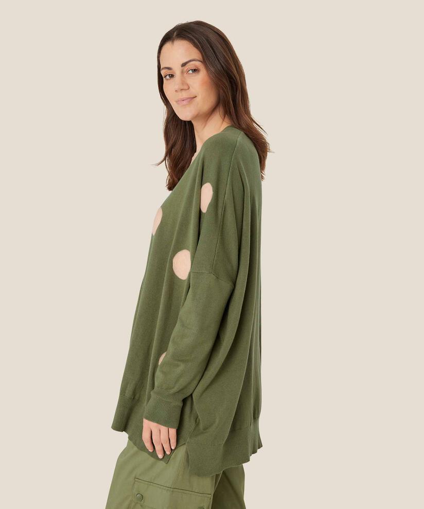 Lina Cardigan, Loden Green