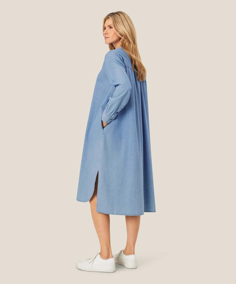 Naja Denim Shirt Dress, Light Denim
