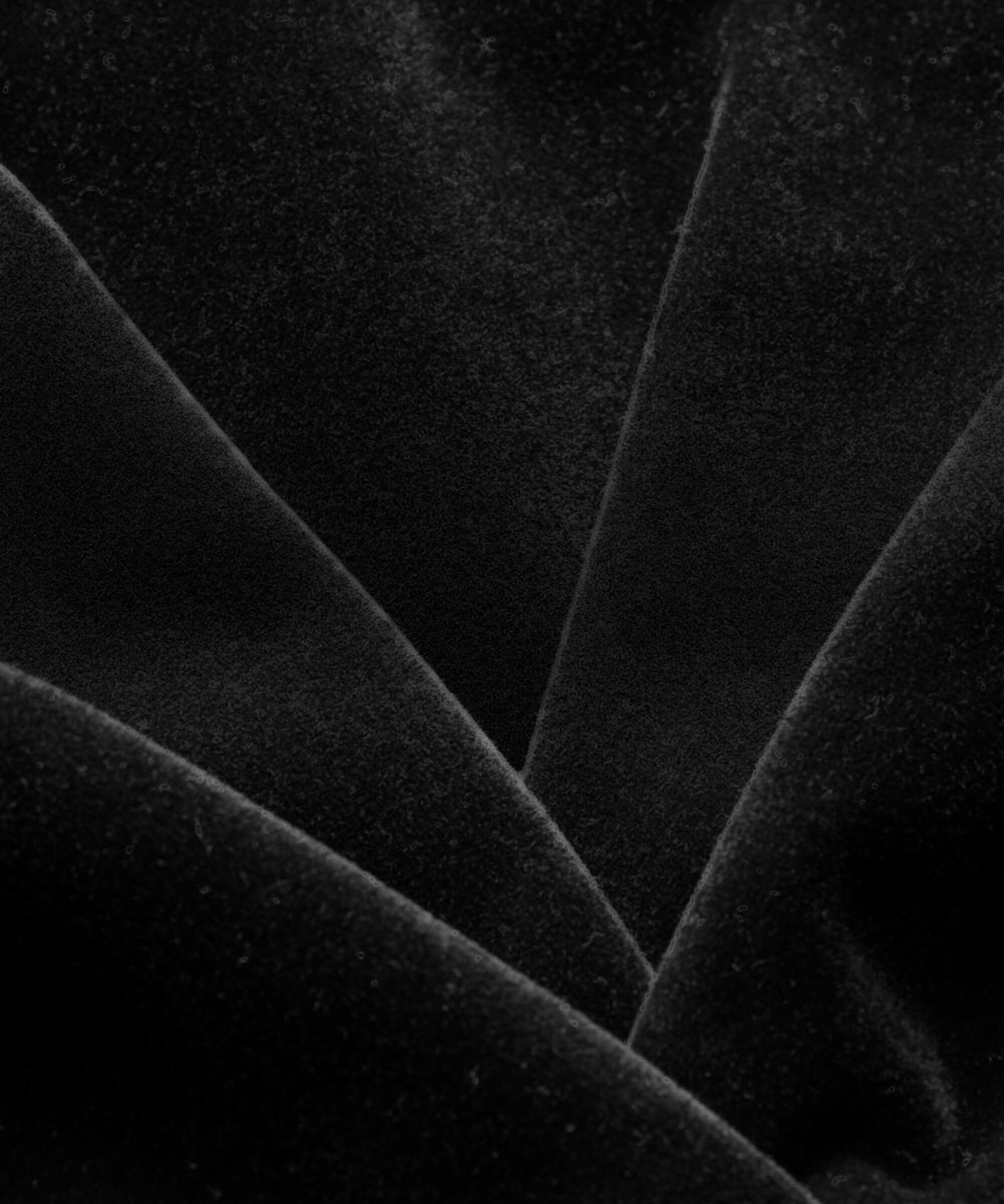 ROSELYNN VELOUR CLUTCH, Black